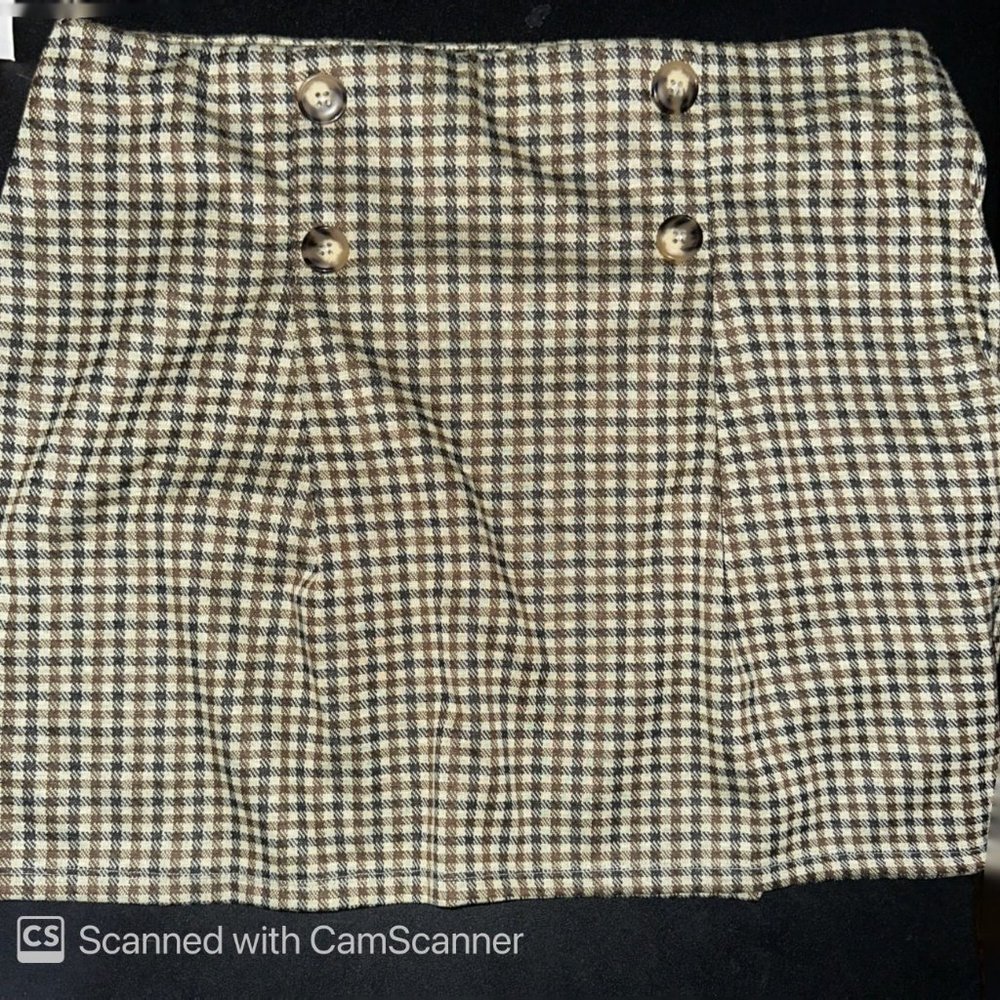 Plaid (Green) Skirt